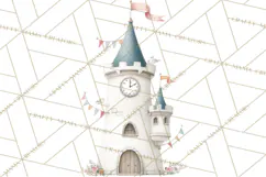 Baby Dragon Clipart, Princess Clipart, Knight Clipart Product Image 2