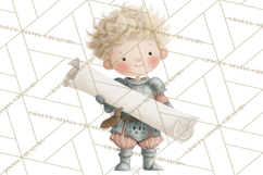 Baby Dragon Clipart, Princess Clipart, Knight Clipart Product Image 4