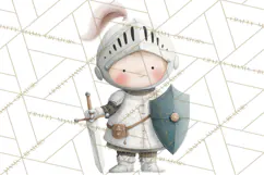Baby Dragon Clipart, Princess Clipart, Knight Clipart Product Image 5