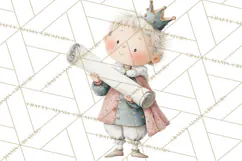 Baby Dragon Clipart, Princess Clipart, Knight Clipart Product Image 4