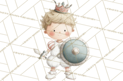 Baby Dragon Clipart, Princess Clipart, Knight Clipart Product Image 5