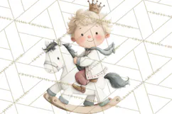 Baby Dragon Clipart, Princess Clipart, Knight Clipart Product Image 5