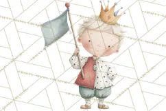 Baby Dragon Clipart, Princess Clipart, Knight Clipart Product Image 3