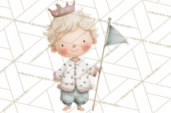 Baby Dragon Clipart, Princess Clipart, Knight Clipart Product Image 4