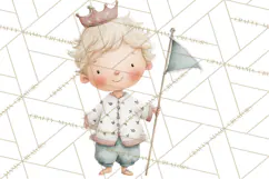 Baby Dragon Clipart, Princess Clipart, Knight Clipart Product Image 4