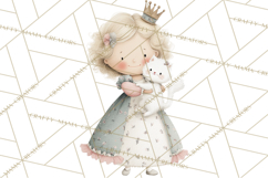 Baby Dragon Clipart, Princess Clipart, Knight Clipart Product Image 5