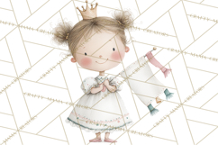 Baby Dragon Clipart, Princess Clipart, Knight Clipart Product Image 2