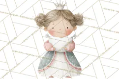Baby Dragon Clipart, Princess Clipart, Knight Clipart Product Image 3