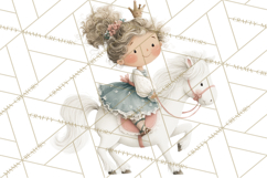 Baby Dragon Clipart, Princess Clipart, Knight Clipart Product Image 3