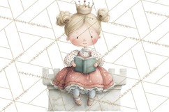 Baby Dragon Clipart, Princess Clipart, Knight Clipart Product Image 4