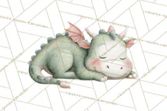 Baby Dragon Clipart, Princess Clipart, Knight Clipart Product Image 5