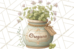 Vintage Herbal Apothecary Clipart, Spring Botanical Png Product Image 4