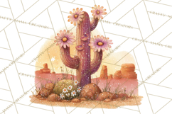 Cowgirl Clipart for Invitations, Western Horses and Props Product Image 3