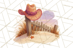 Cowgirl Clipart for Invitations, Western Horses and Props Product Image 3