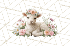 Adorable Baby Animals Easter Clipart PNG, Pastel Chicks Png Product Image 4