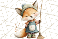 Cottagecore Animals PNG, Woodland Critters Clipart Product Image 4