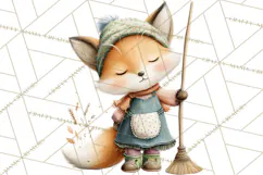 Cottagecore Animals PNG, Woodland Critters Clipart Product Image 4