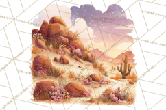 Cowgirl Clipart for Invitations, Western Horses and Props Product Image 3