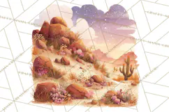 Cowgirl Clipart for Invitations, Western Horses and Props Product Image 3