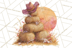 Cowgirl Clipart for Invitations, Western Horses and Props Product Image 3