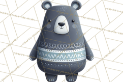 Scandi Forest Flora Clipart, Nordic Folk Art Clip Art Png Product Image 3