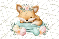 Adorable Baby Animals Easter Clipart PNG, Pastel Chicks Png Product Image 3