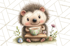 Cottagecore Animals PNG, Woodland Critters Clipart Product Image 3