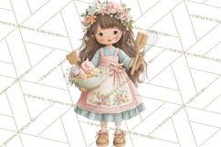 Easter Baking Clipart, Cute Easter Bakers, Pastel Cookies Product Image 3