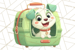 Dinosaur Veterinarian Clipart Cute Pet Care PNG Product Image 3