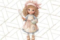 Easter Baking Clipart, Cute Easter Bakers, Pastel Cookies Product Image 4