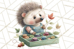 Cottagecore Animals PNG, Woodland Critters Clipart Product Image 4