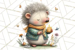 Cottagecore Animals PNG, Woodland Critters Clipart Product Image 5