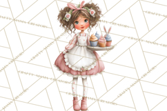 Easter Baking Clipart, Cute Easter Bakers, Pastel Cookies Product Image 5