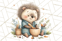 Cottagecore Animals PNG, Woodland Critters Clipart Product Image 2