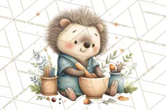 Cottagecore Animals PNG, Woodland Critters Clipart Product Image 2