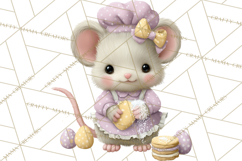 Easter Bakery Critters, Cute Mini World Animals, Pastel Png Product Image 2