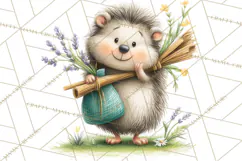 Cottagecore Animals PNG, Woodland Critters Clipart Product Image 3