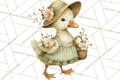 Vintage Spring Animals Clipart, Tea Party Picnic Png Product Image 3