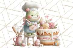 Easter Bakery Critters, Cute Mini World Animals, Pastel Png Product Image 3