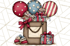 Adorable Birthday Robot Clipart, Playful Toy Robot Clip Art Product Image 3