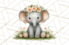 Adorable Baby Animals Easter Clipart PNG, Pastel Chicks Png Product Image 4