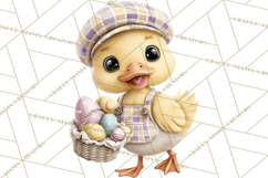 Easter Bakery Critters, Cute Mini World Animals, Pastel Png Product Image 4