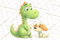 Dinosaur Veterinarian Clipart Cute Pet Care PNG Product Image 5
