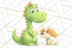 Dinosaur Veterinarian Clipart Cute Pet Care PNG Product Image 5