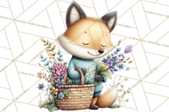 Cottagecore Animals PNG, Woodland Critters Clipart Product Image 5