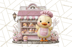 Easter Bakery Critters, Cute Mini World Animals, Pastel Png Product Image 5