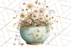 Vintage Herbal Apothecary Clipart, Spring Botanical Png Product Image 2