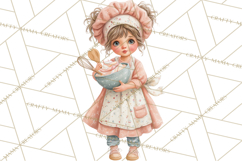 Easter Baking Clipart, Cute Easter Bakers, Pastel Cookies Product Image 2