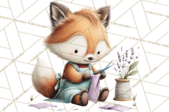 Cottagecore Animals PNG, Woodland Critters Clipart Product Image 3