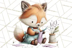 Cottagecore Animals PNG, Woodland Critters Clipart Product Image 3